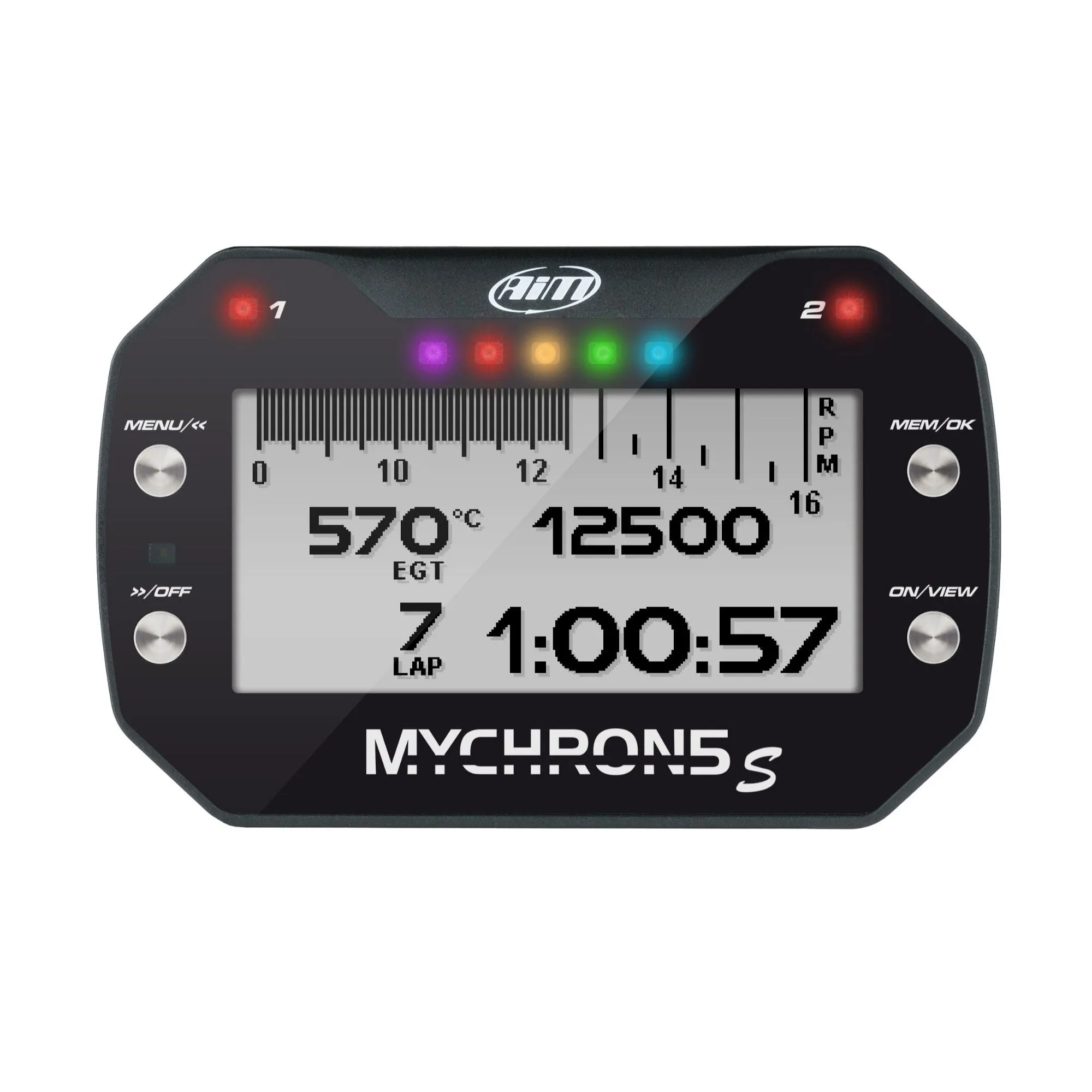 AIM MyChron5 S Dash Logger / Kart Lap Timer With GPS