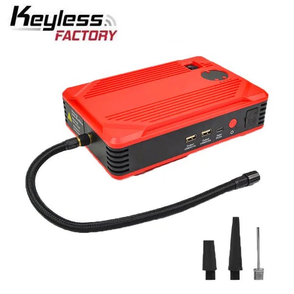 All-In-One Car & Truck Battery Jump Starter Pack / Tire Inflator - 12V - 400A-800A - 18,000MAh Capacity