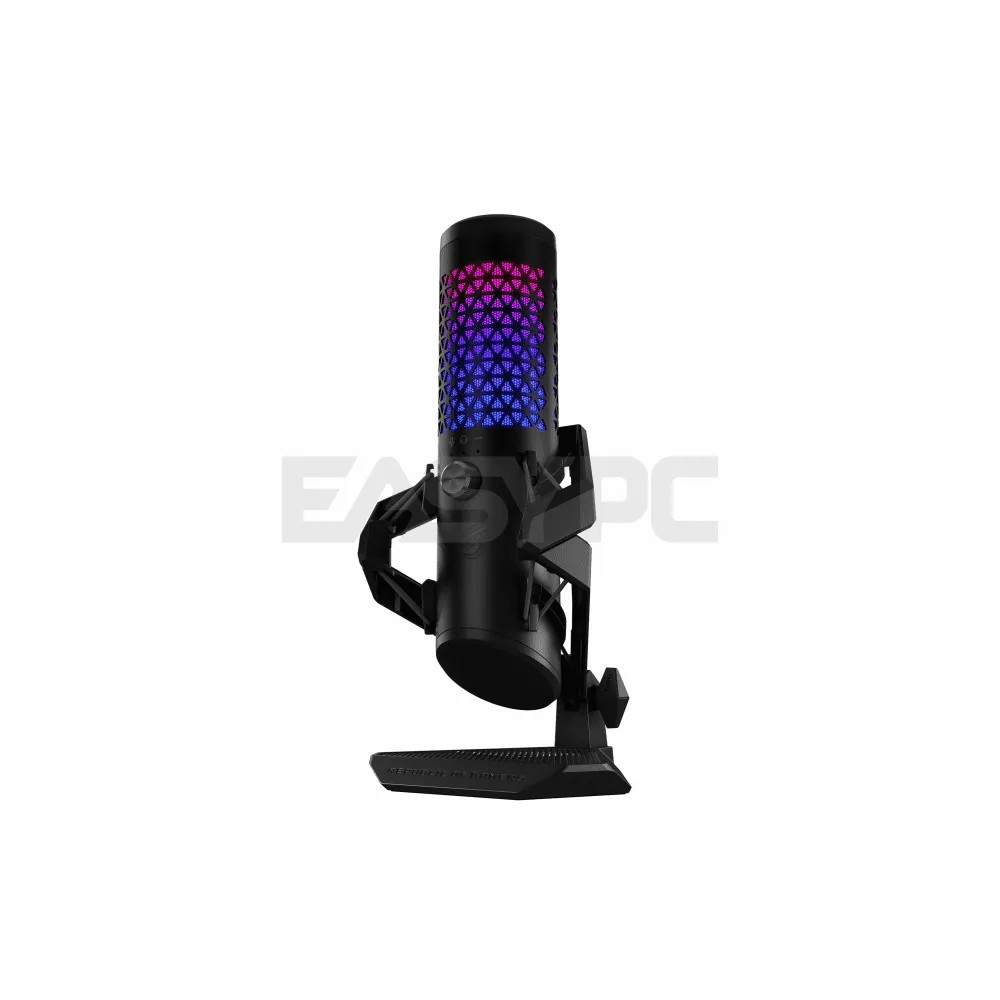 Black Asus ROG Carnyx Gaming Microphone with Optimized Title