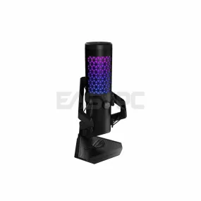 Black Asus ROG Carnyx Gaming Microphone with Optimized Title