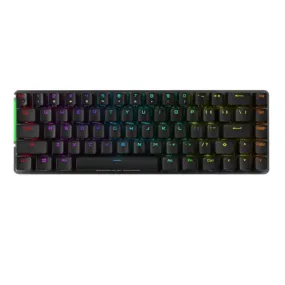 Asus ROG FALCHION NX RED Compact 65% Mechanical RGB Gaming Keyboard, Wireless/USB, ROG NX Red Switches, Per-key RGB Lighting, Touch Panel, 450-hour Battery Life