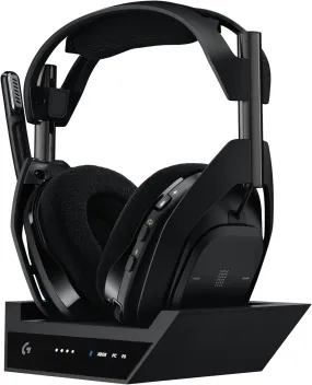 Certified Refurbished - Logitech G Astro A50 X Wireless Gaming Headset   Base Station for PS5, Xbox, PC