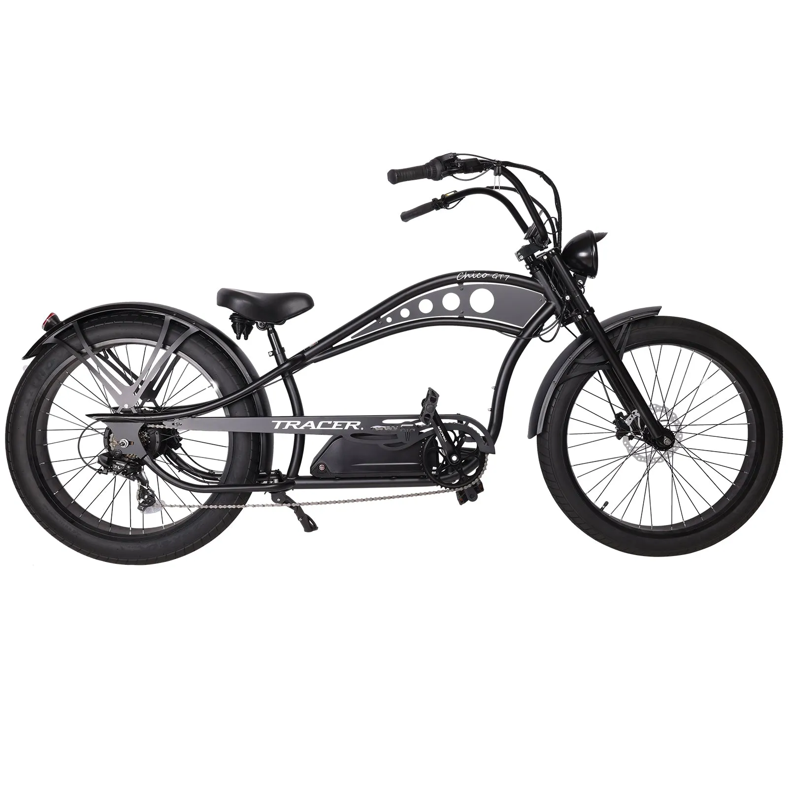 Chico GT7 750W Stretch Cruiser Ebike by Tracer