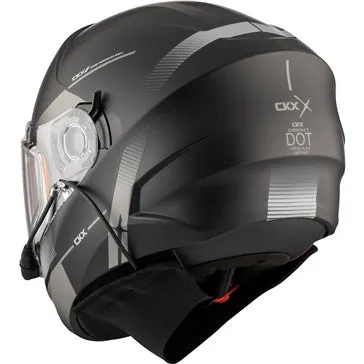 CKX * Contact Full face Helmet Edge in Black & Silver - 51540*