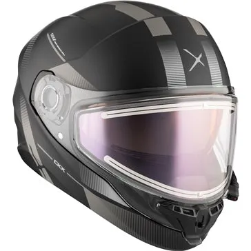 CKX * Contact Full face Helmet Edge in Black & Silver - 51540*