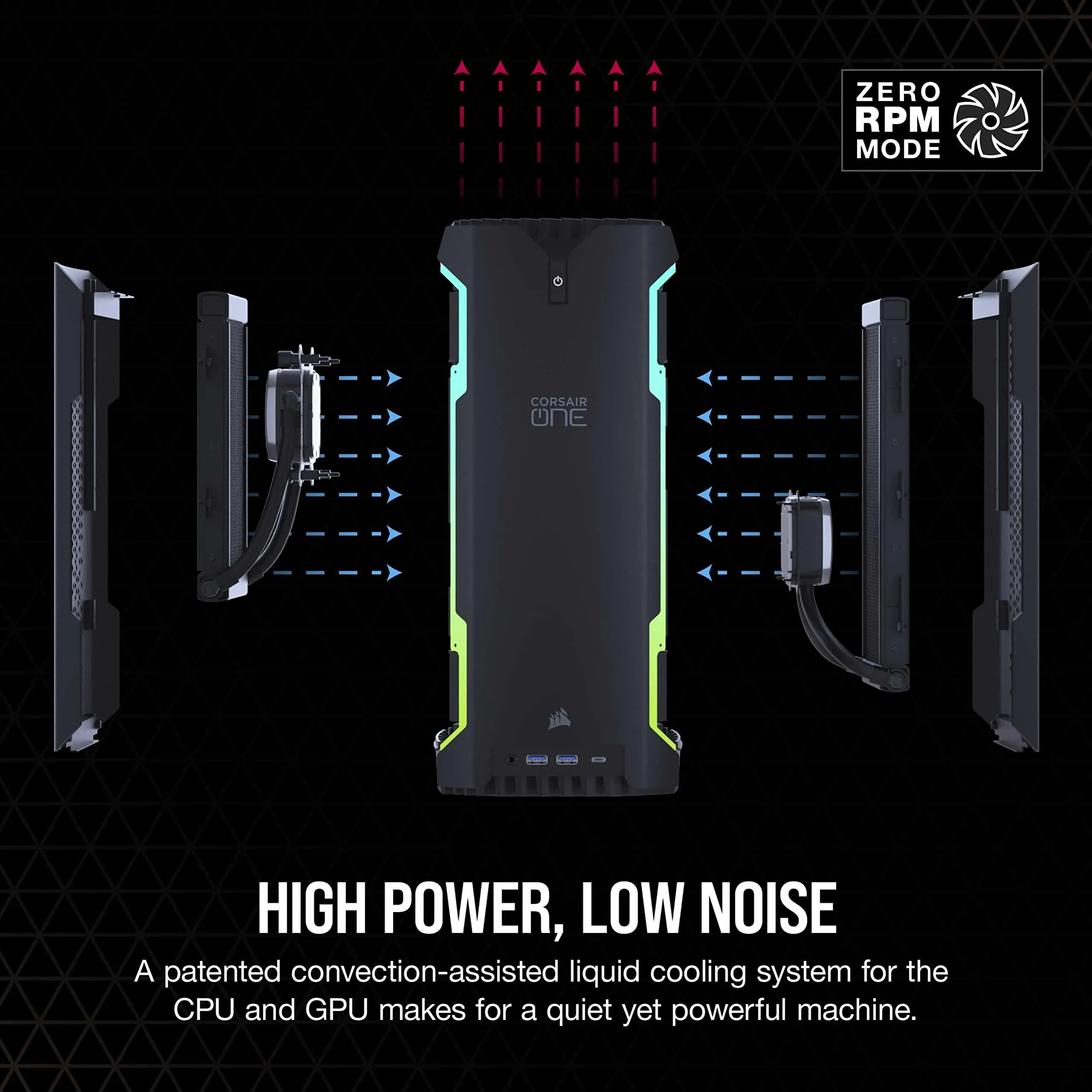 CORSAIR ONE i300 Compact Gaming PC - Intel Core i9-12900K.