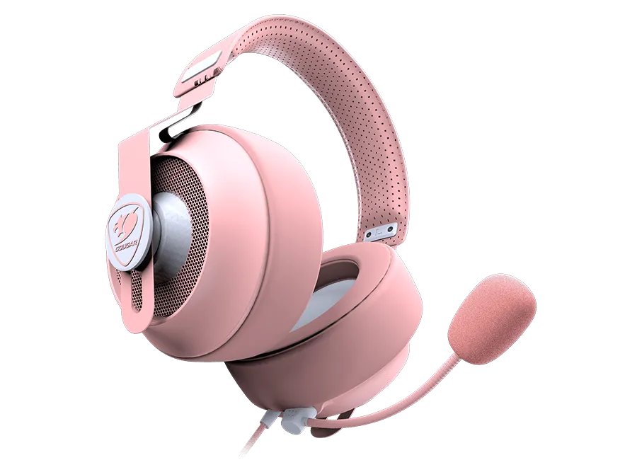 Cougar PHONTUM-S-PINK Headset 電競遊戲耳機麥克風 (粉紅色)