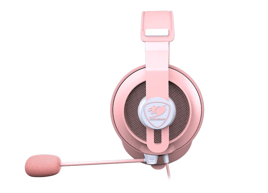 Cougar PHONTUM-S-PINK Headset 電競遊戲耳機麥克風 (粉紅色)