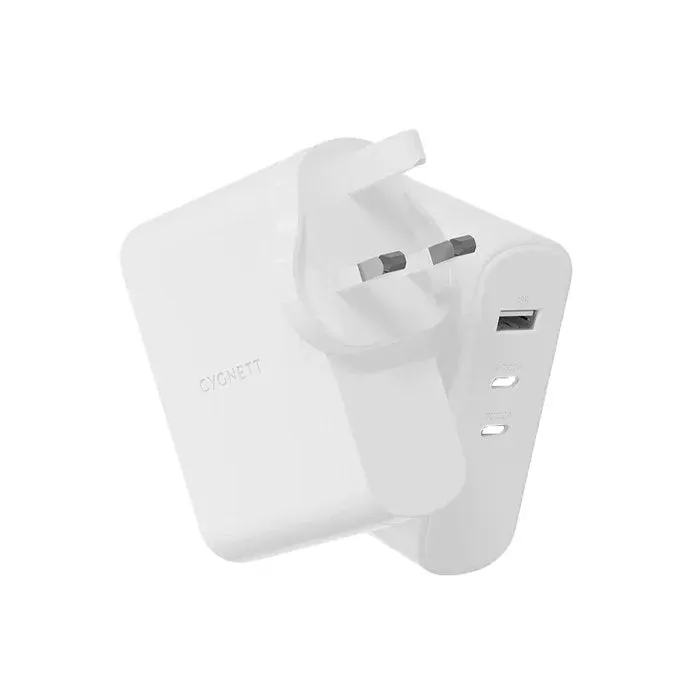 Cygnett PowerMaxx 100W MultiPort GaN Wall Charger - White