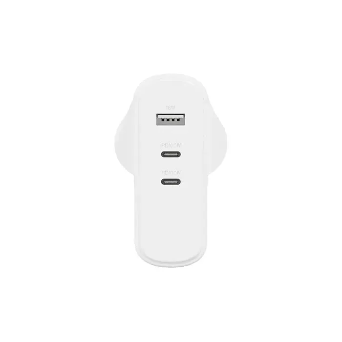 Cygnett PowerMaxx 100W MultiPort GaN Wall Charger - White