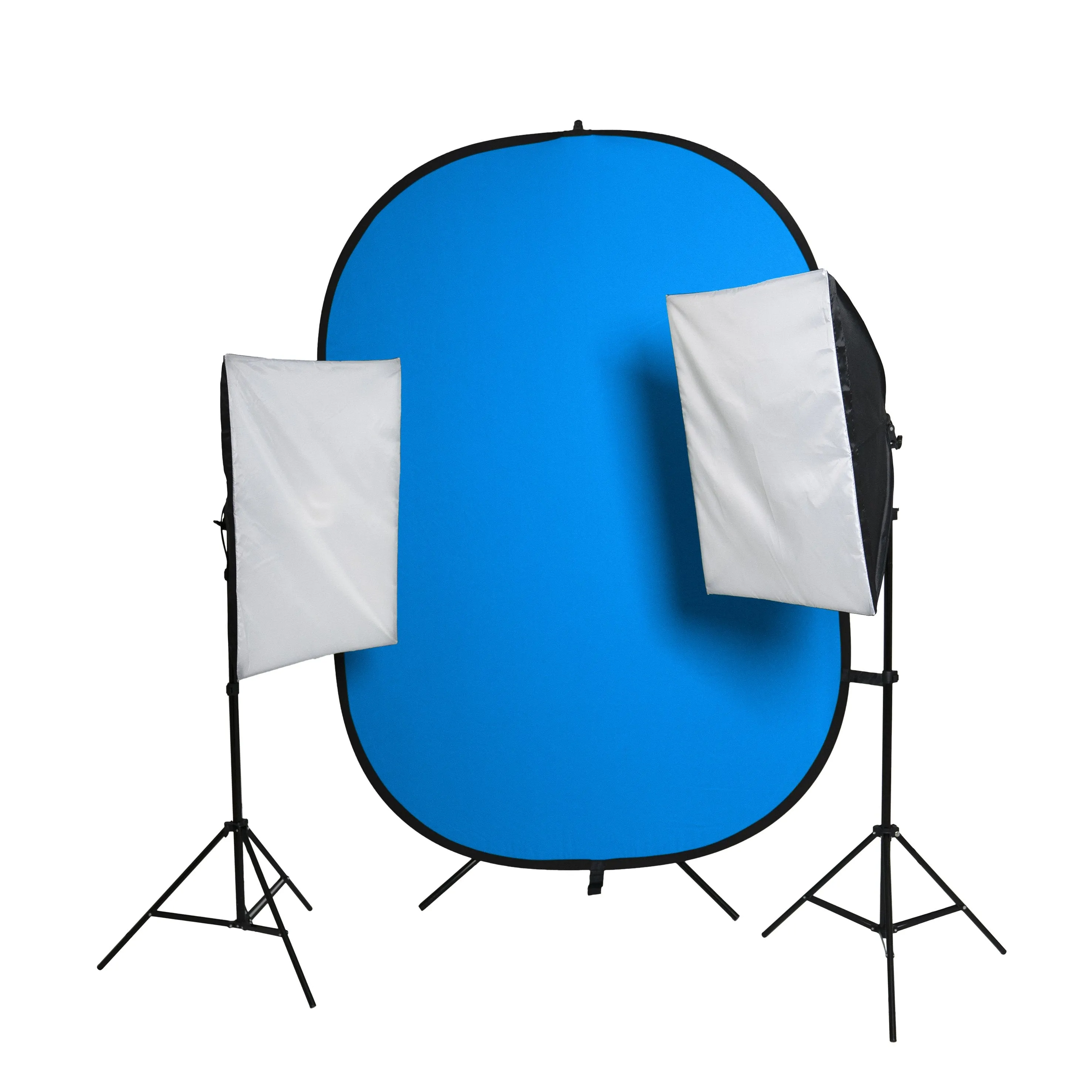 Digital Media Green Screen Kit With Pop Up Backdrop & Double 'Illuminate Mate' Softbox - Bundle