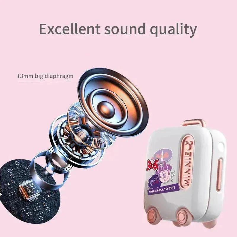 Disney D03 Suitcase Design Bluetooth Earphones