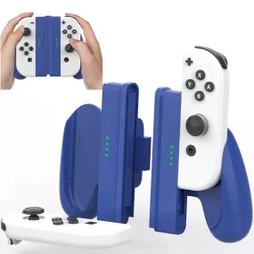 DOYO Joy-Con (L-R)gamepad Unique Detachable Design Controller Hand Grip Compatible with Switch/Switch OLED Joycons Blue