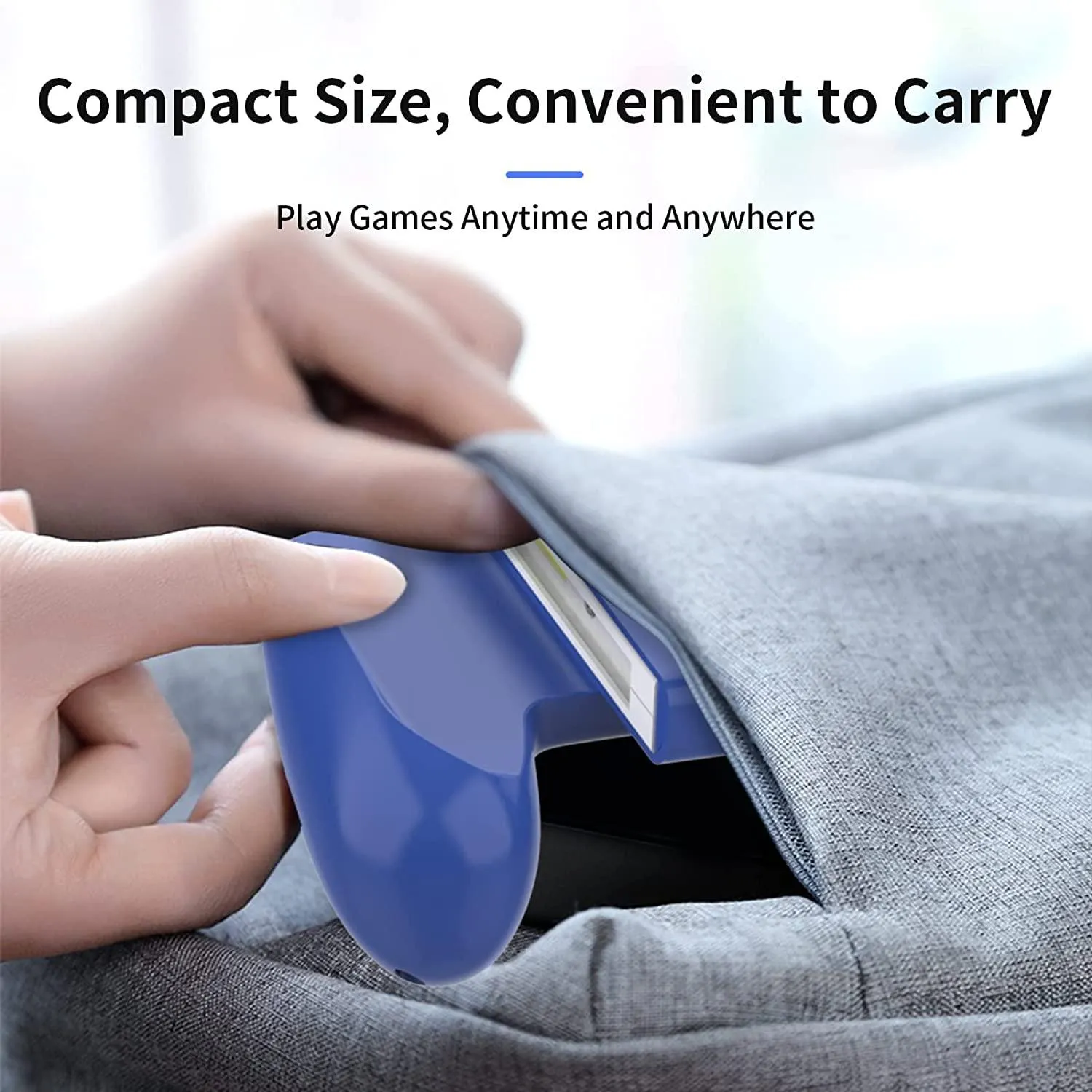 DOYO Joy-Con (L-R)gamepad Unique Detachable Design Controller Hand Grip Compatible with Switch/Switch OLED Joycons Blue