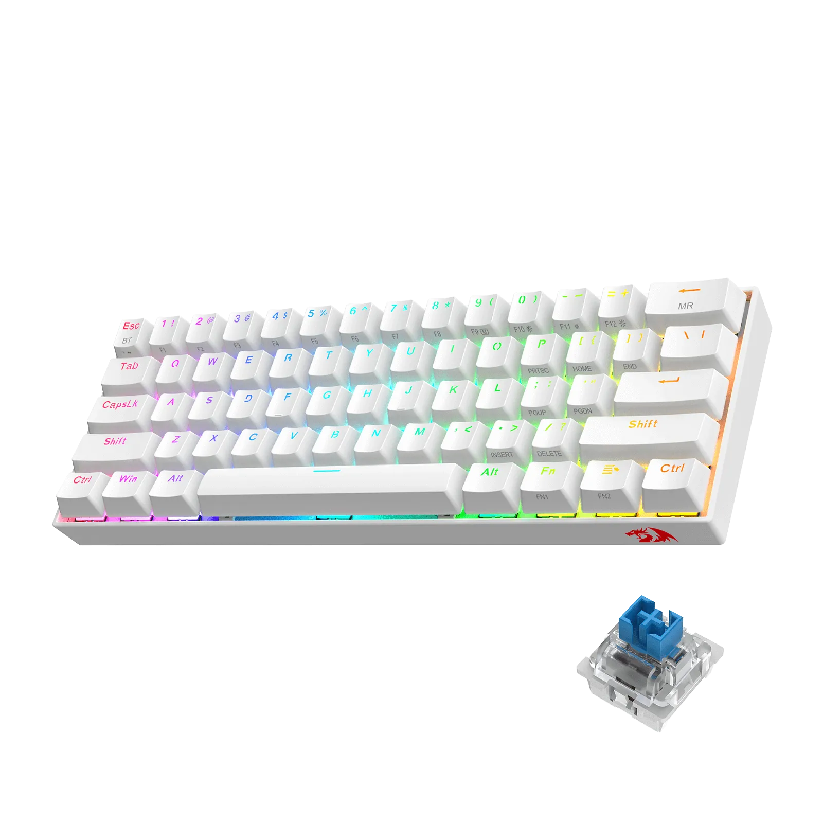 DRACONIC PRO K530 WHITE (Tactile Blue Switches)