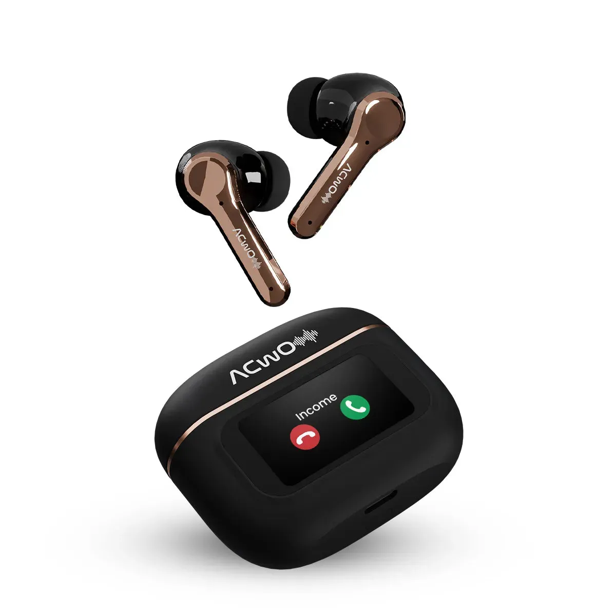 DwOTS Touch Screen Display Earbuds with ANC and ENC