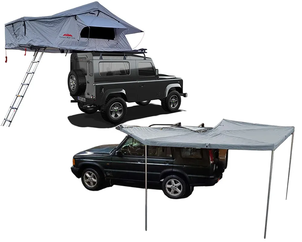 Extended Ventura Deluxe 1.4 Roof Top Tent   270 Awning (IN STOCK)