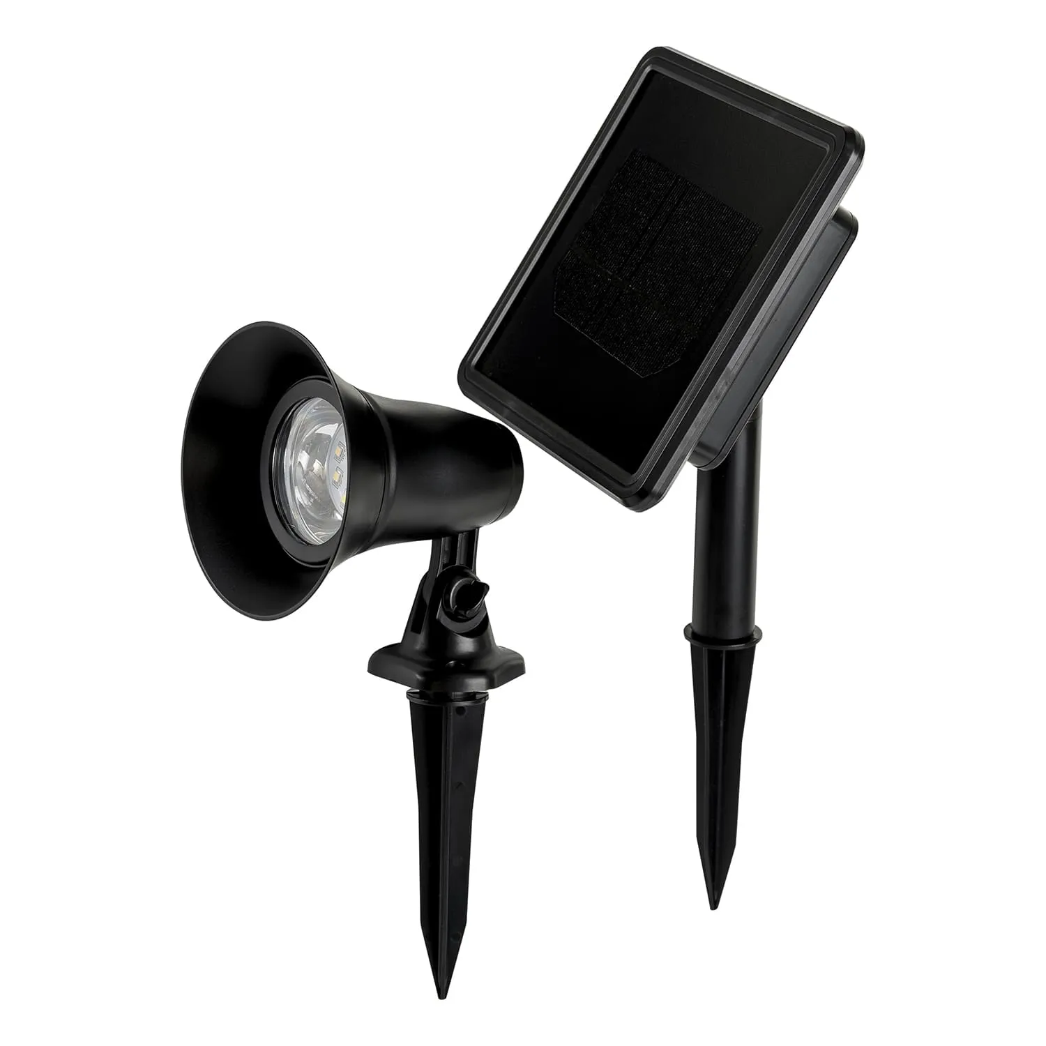 Garden Spot Light Kit with Remote Solar Panel IP44 in Black Solar Lighting Direct