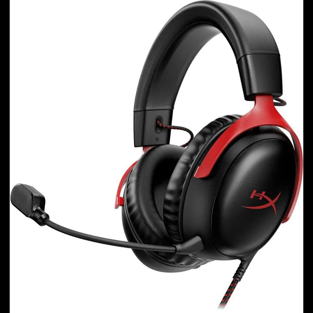 HyperX 727A9AA Cloud III Gaming Headset, Black