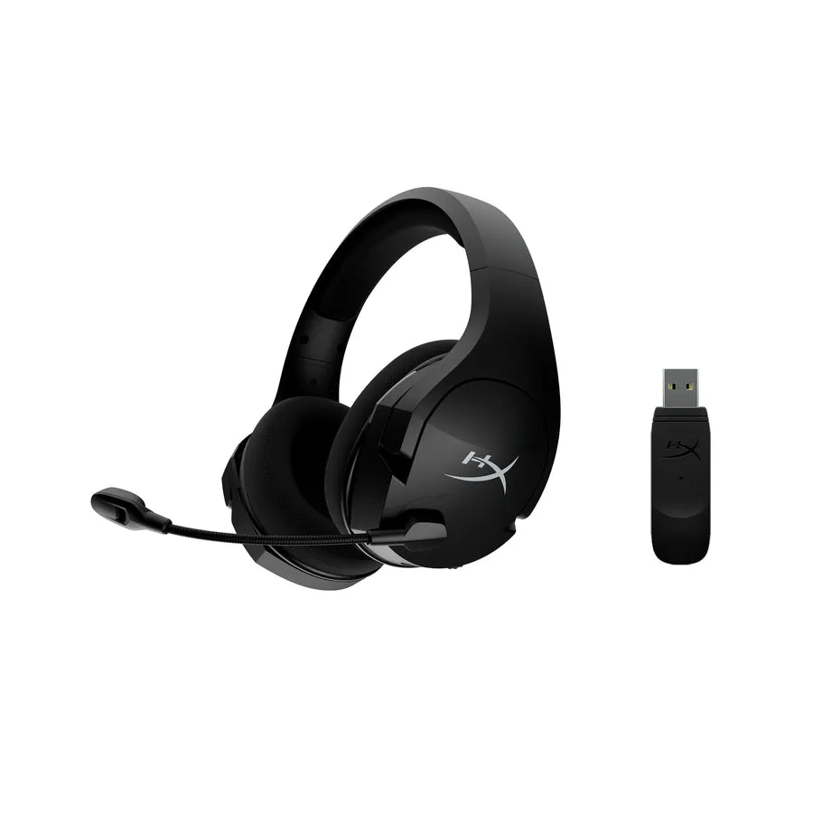 HyperX Cloud Stinger Core Wired / Wireless Gaming Headset   DTS X 7.1 | 2.4GHz Wireless | Durable Steel Sliders - Black