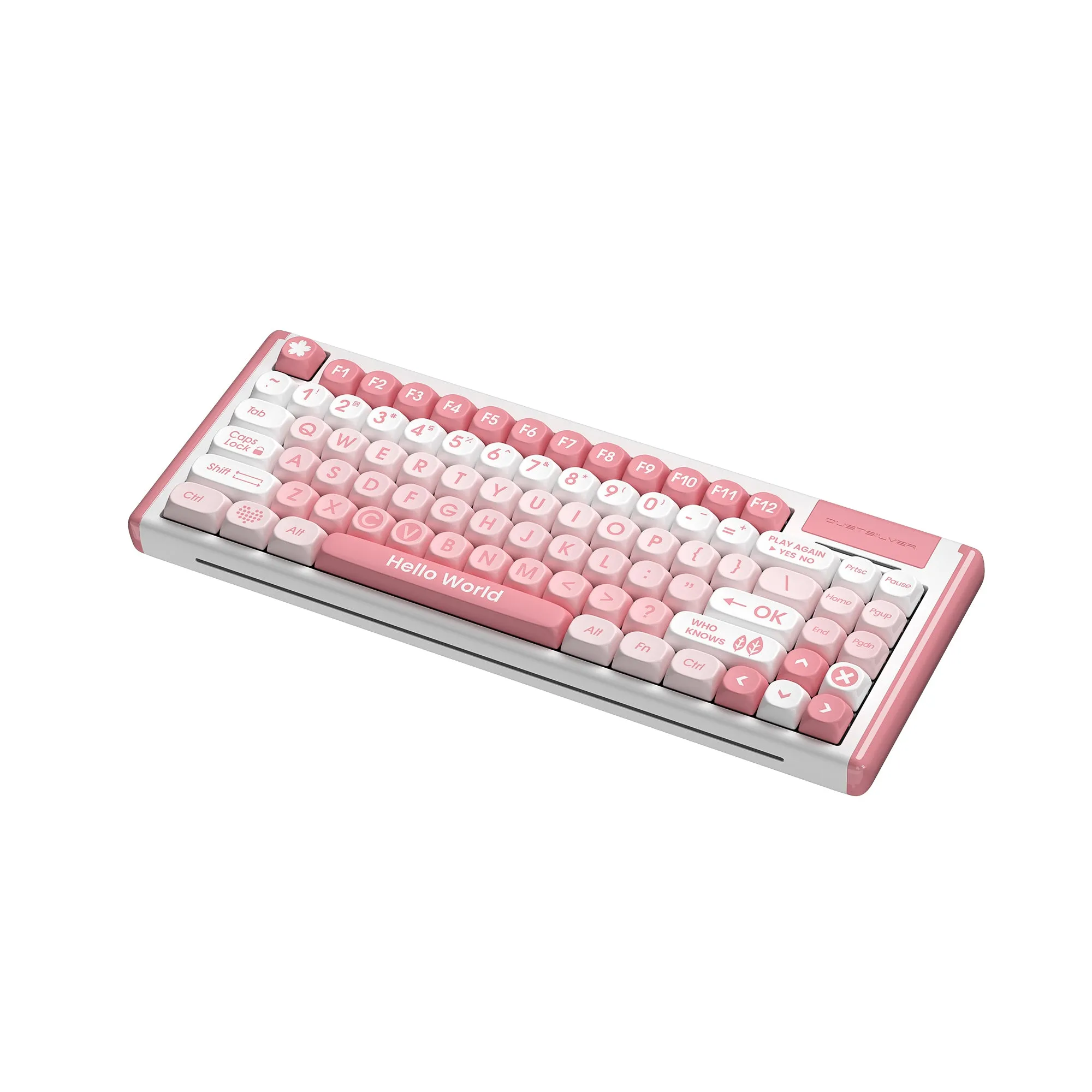 K84 Peach Blossoms Welded Keyboard