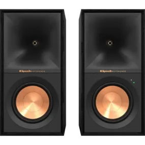 Klipsch R-50PM 2-Way Active Wireless Bookshelf Speakers (Black, Pair)