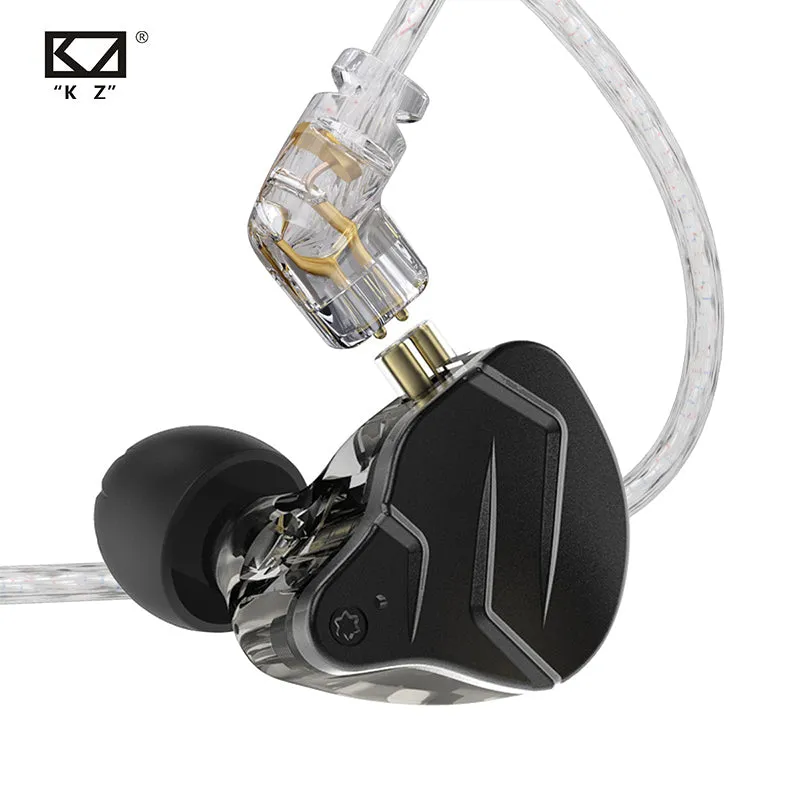 【KZ ZSN Pro X】 in Ear Monitor, Wired Gaming Earbuds, HiFi KZ in Ear Headphones with Hybrid Dual Driver 1BA 1DD High Fidelity Musicians IEM Earphones