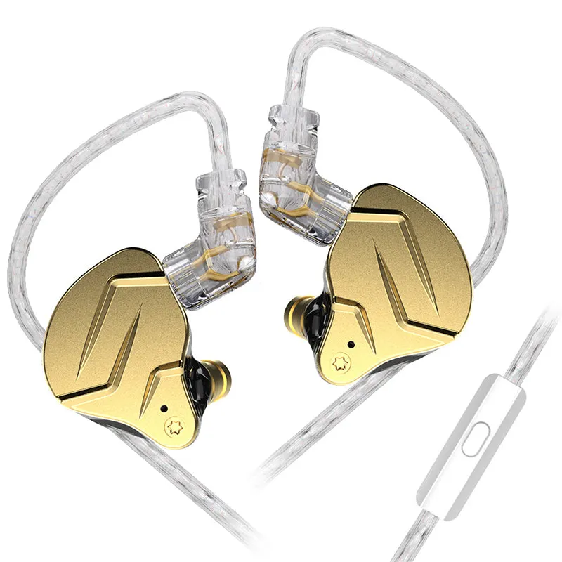 【KZ ZSN Pro X】 in Ear Monitor, Wired Gaming Earbuds, HiFi KZ in Ear Headphones with Hybrid Dual Driver 1BA 1DD High Fidelity Musicians IEM Earphones