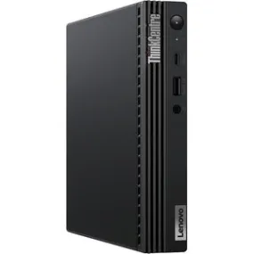 Lenovo ThinkCentre M80q Gen 3 11U10010US Desktop Computer - Intel Core i5 12th Gen i5-12500T - vPro Technology - 8 GB - 256 GB SSD - Tiny - Raven Black