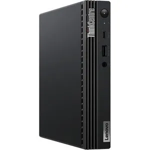 Lenovo ThinkCentre M80q Gen 3 11U10010US Desktop Computer - Intel Core i5 12th Gen i5-12500T - vPro Technology - 8 GB - 256 GB SSD - Tiny - Raven Black