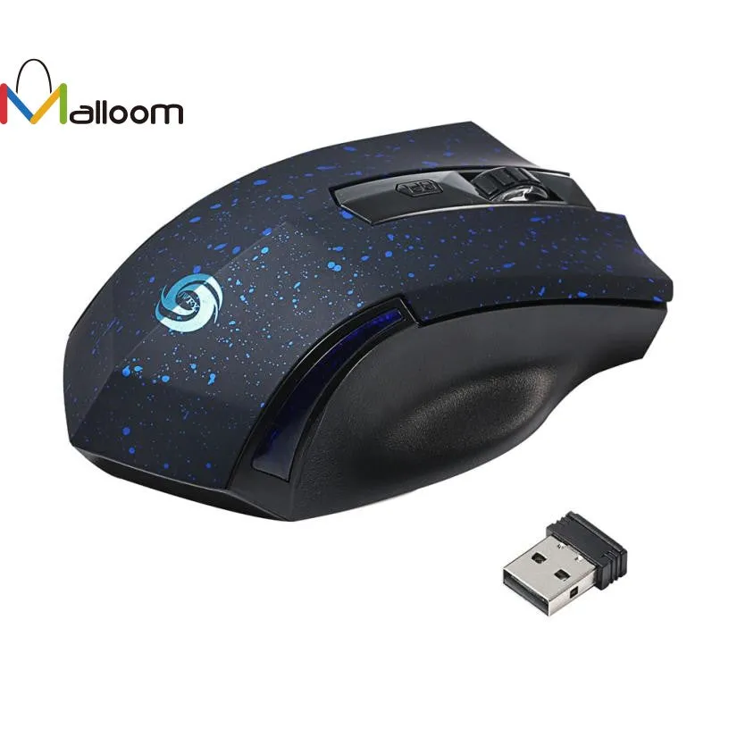 Malloom 2016 Hot Sale 1200 DPI 2.4 GHz 6 Buttons Wireless Optical Mini PC Laptop Notebook gaming Mouse Mice