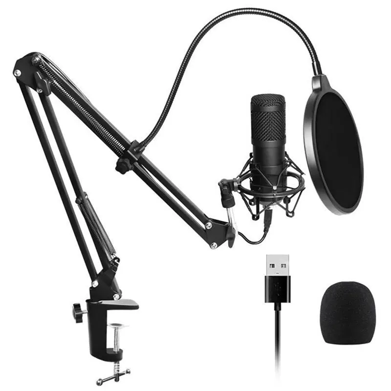 NW-8000 Professional USB Microphone Kit 192kHz/24-Bit Condenser Mic