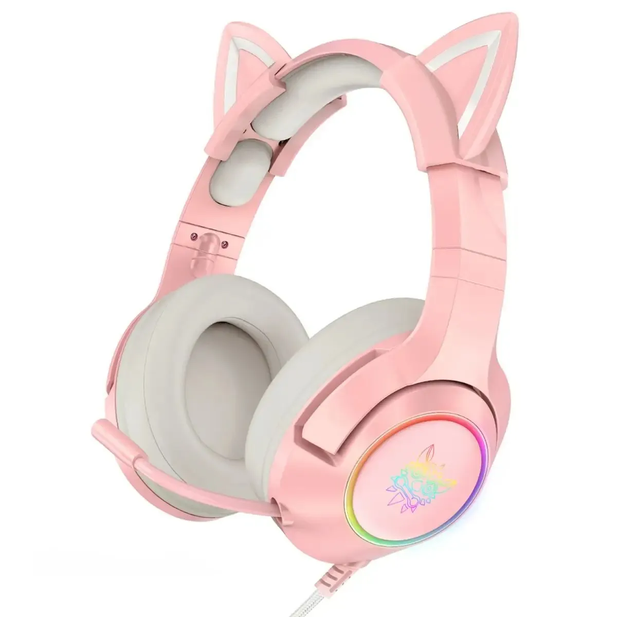 ONIKUMA K9 Elite Stereo Gaming Headsets with Cat Ears for PS4, PC and Switch