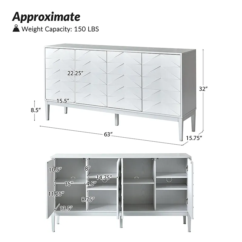 Paramount 4-Door Sideboard