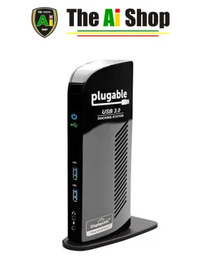 Plugable USB 3.0 Universal Laptop Docking Station for Windows