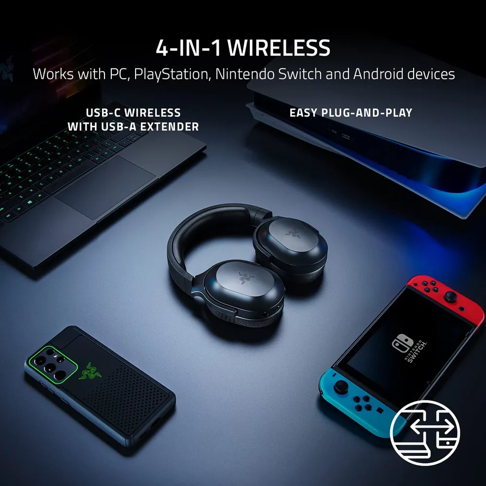 Razer Barracuda X (2022) - Wireless Multi-Platform Gaming And Mobile Headset