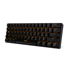 RK61 60% Dual Mode Wireless Mechanical Gaming Keyboard, Black -  Blue Switch (Open-Box)