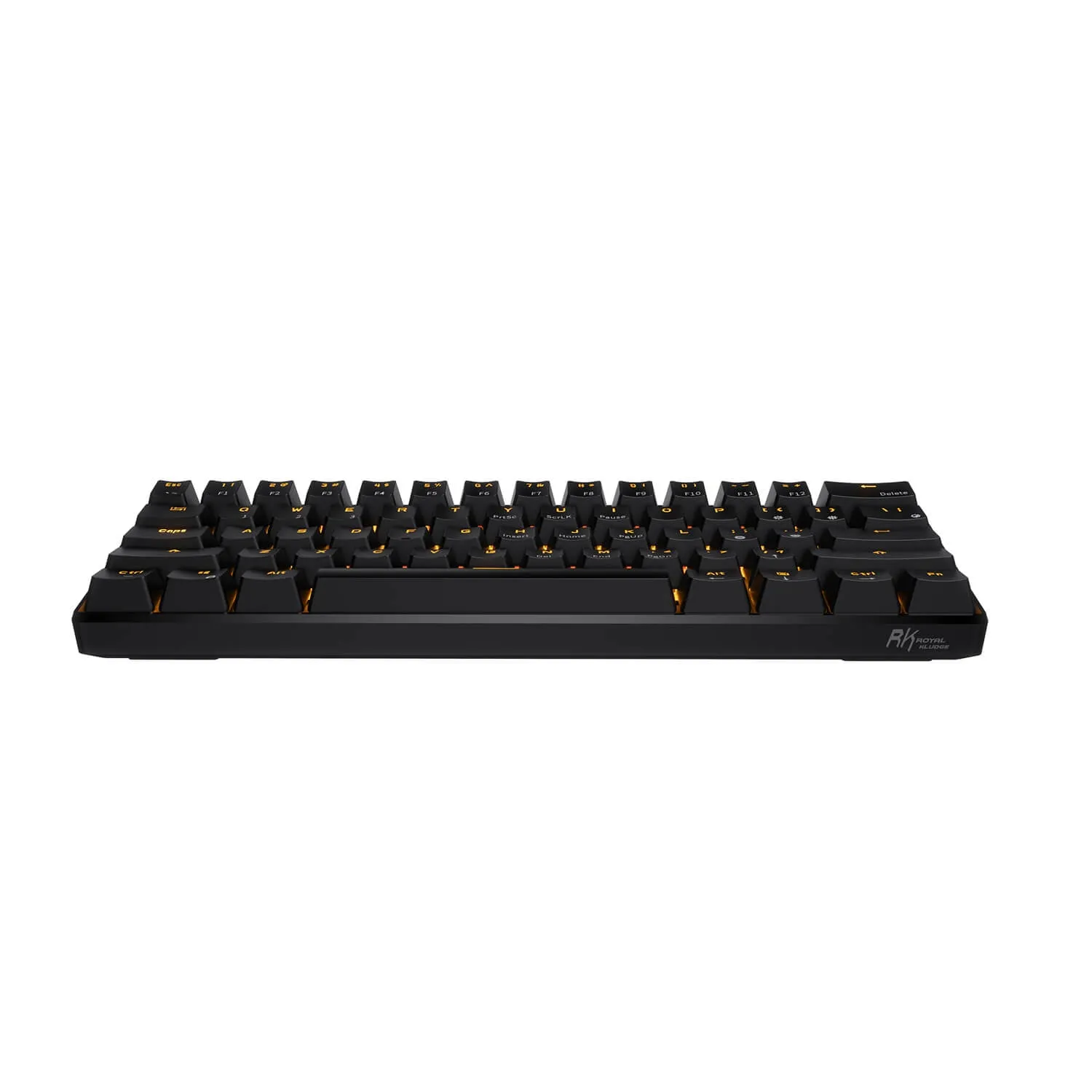 RK61 60% Dual Mode Wireless Mechanical Gaming Keyboard, Black -  Blue Switch (Open-Box)