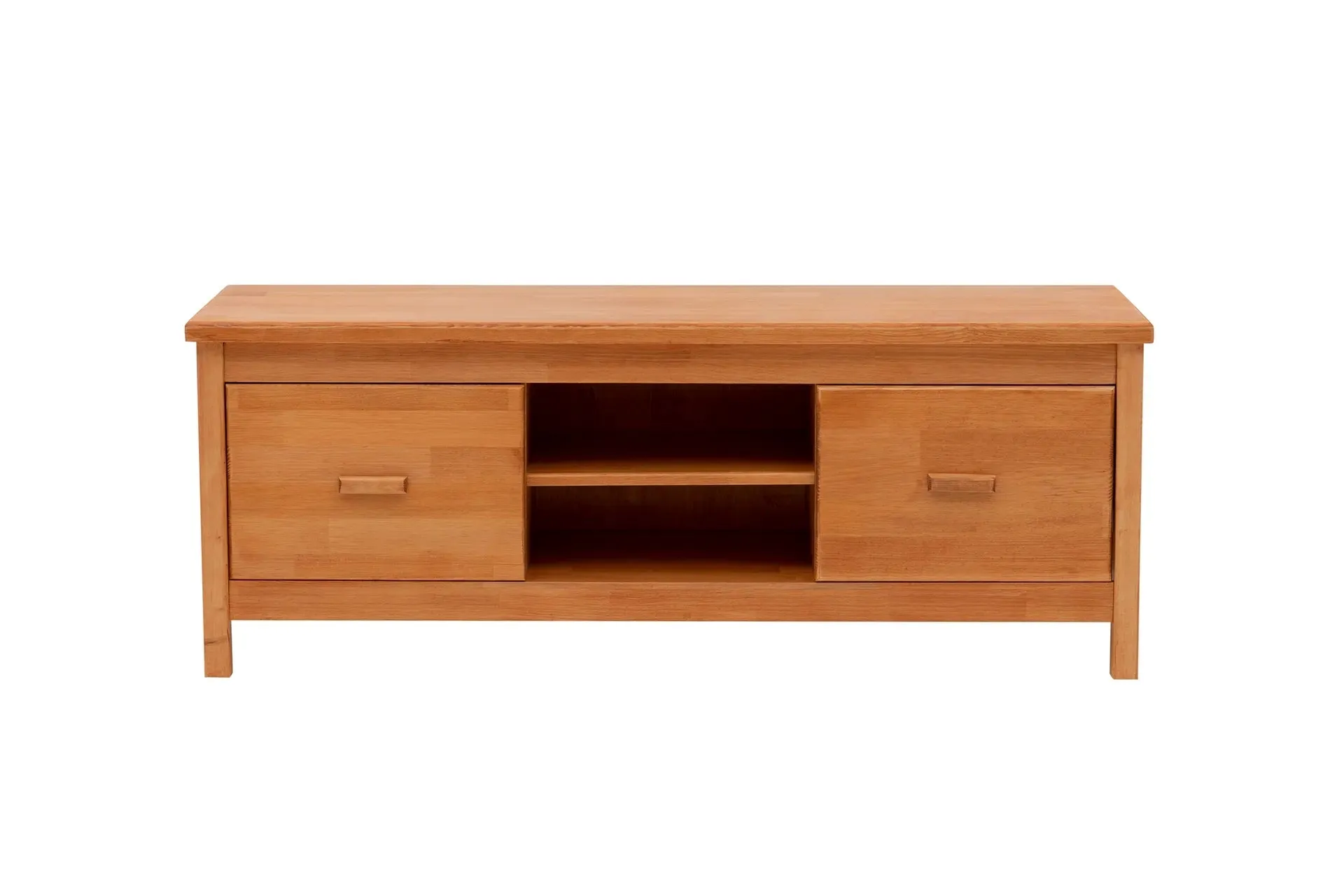 Solid Pine Wood Handmade TV Stand with Storage Drawers and Shelves for TVs up to 60" Dawn