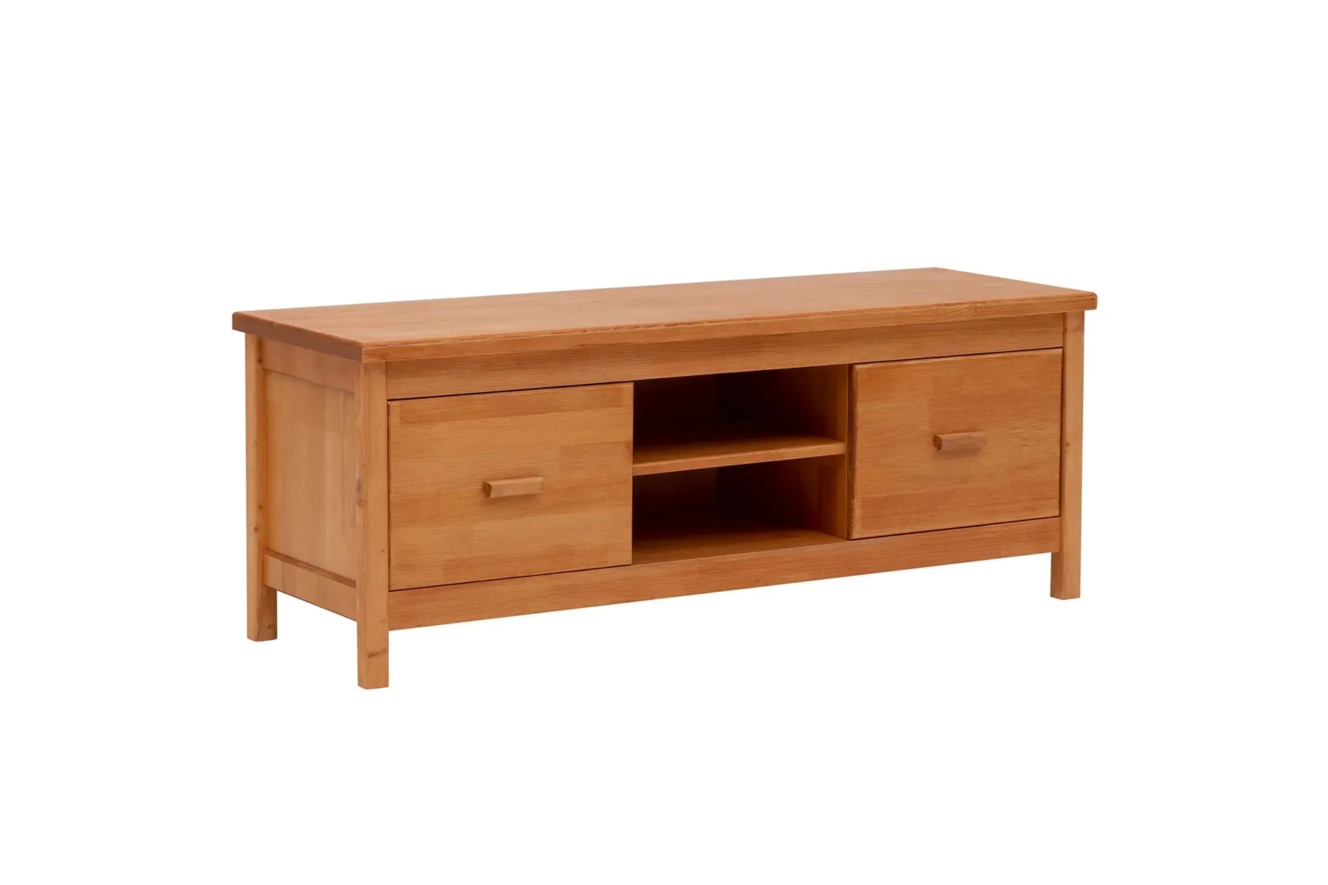 Solid Pine Wood Handmade TV Stand with Storage Drawers and Shelves for TVs up to 60" Dawn