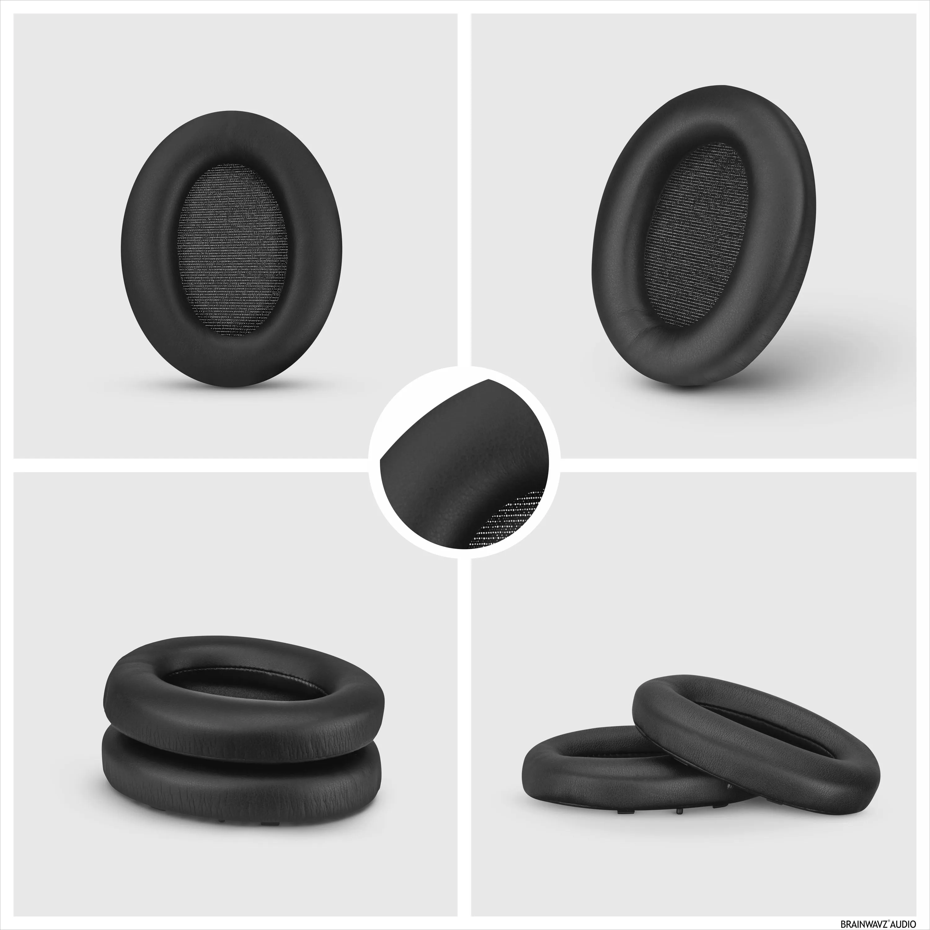 Sony WH-1000XM3 Replacement Earpads - Soft PU Leather & Memory Foam Ear Pad Cushions For Extra Comfort, Easy & Quick Installation