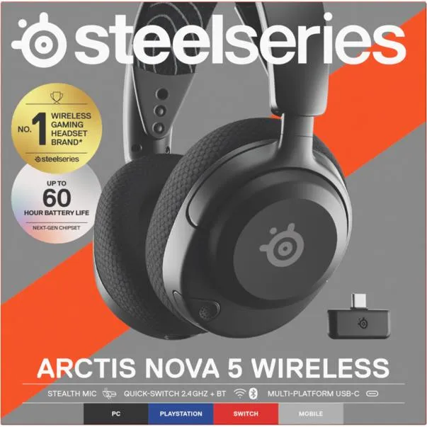 SteelSeries Arctis Nova 5 Wireless Gaming Headset