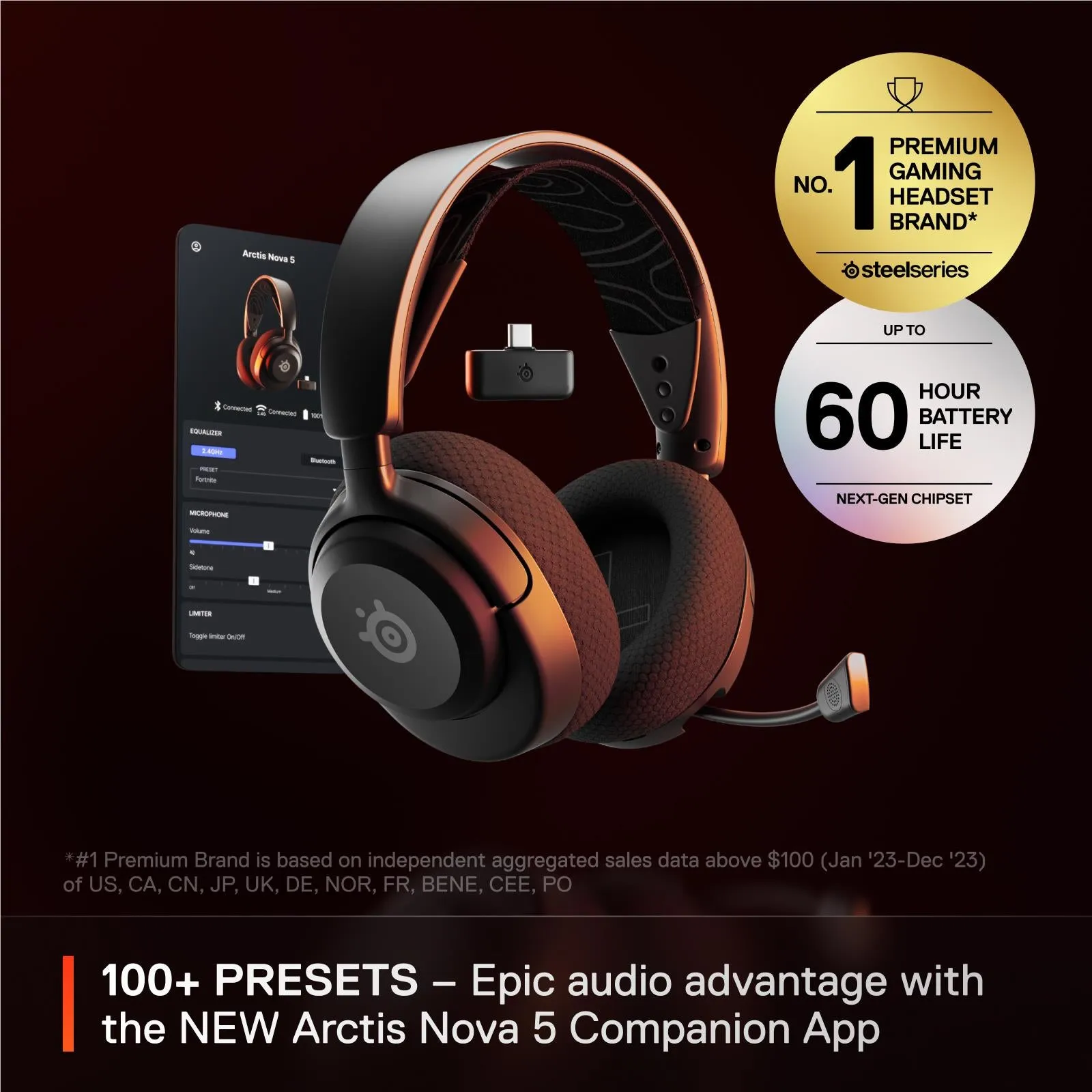 SteelSeries Arctis Nova 5 Wireless Gaming Headset