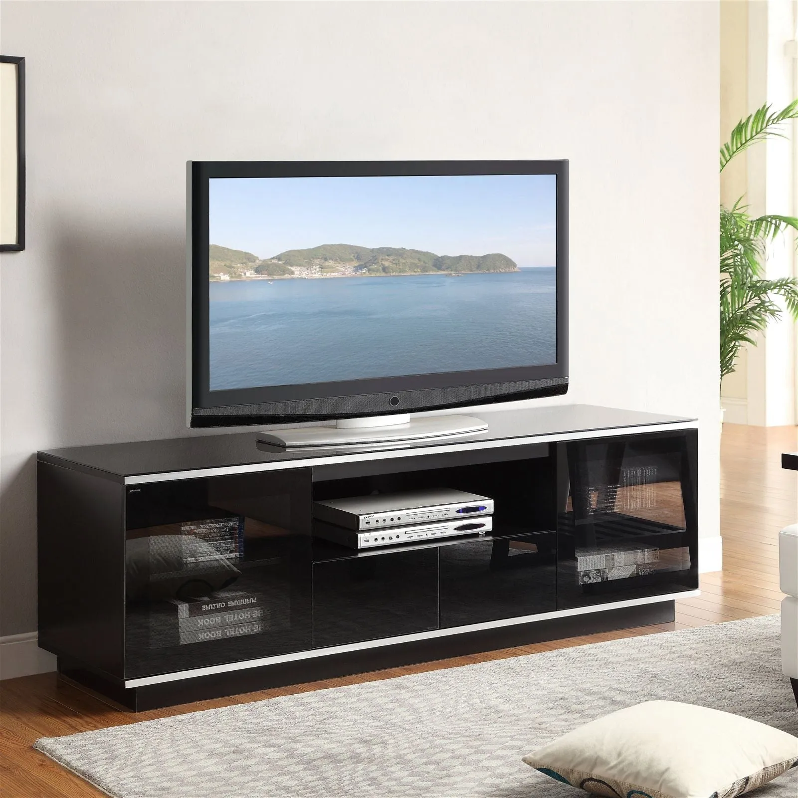 TITAN 1800 Entertainment Unit Black by Tauris