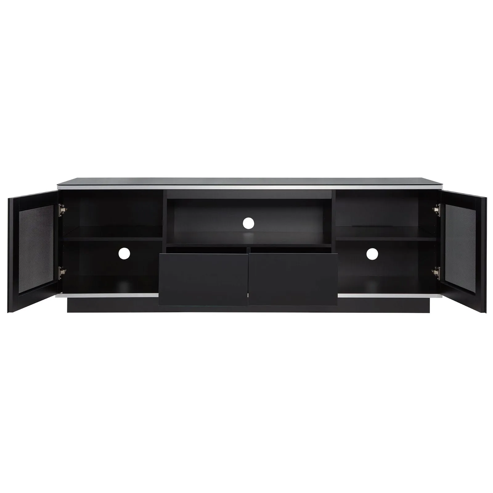 TITAN 1800 Entertainment Unit Black by Tauris