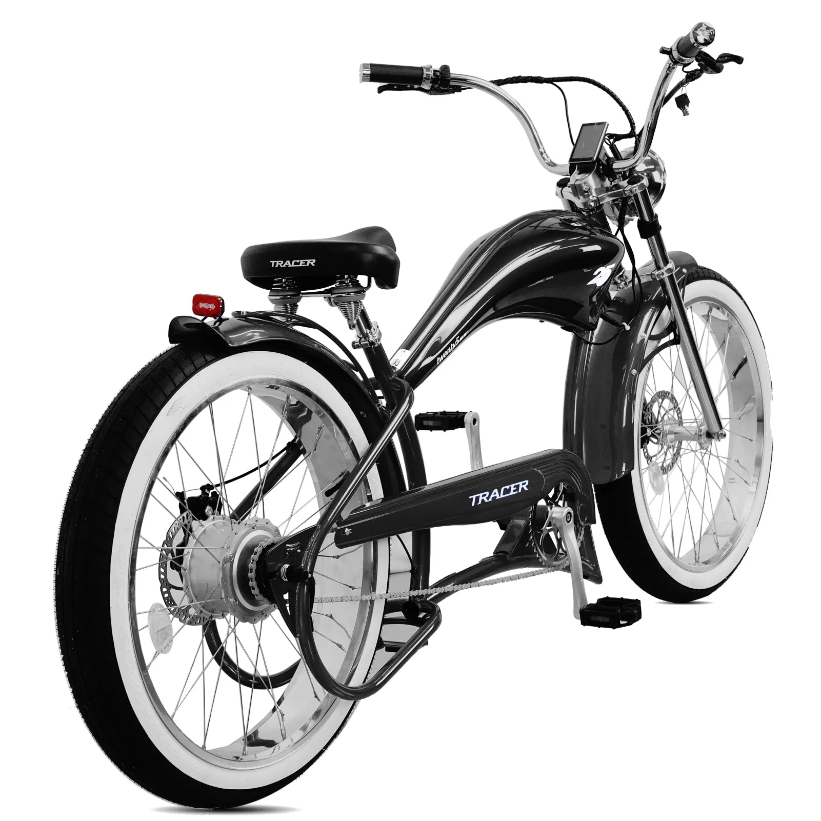 Tracer Twenty5 GT 26" 48V/17.5Ah 500W Chopper Cruiser E-Bikes