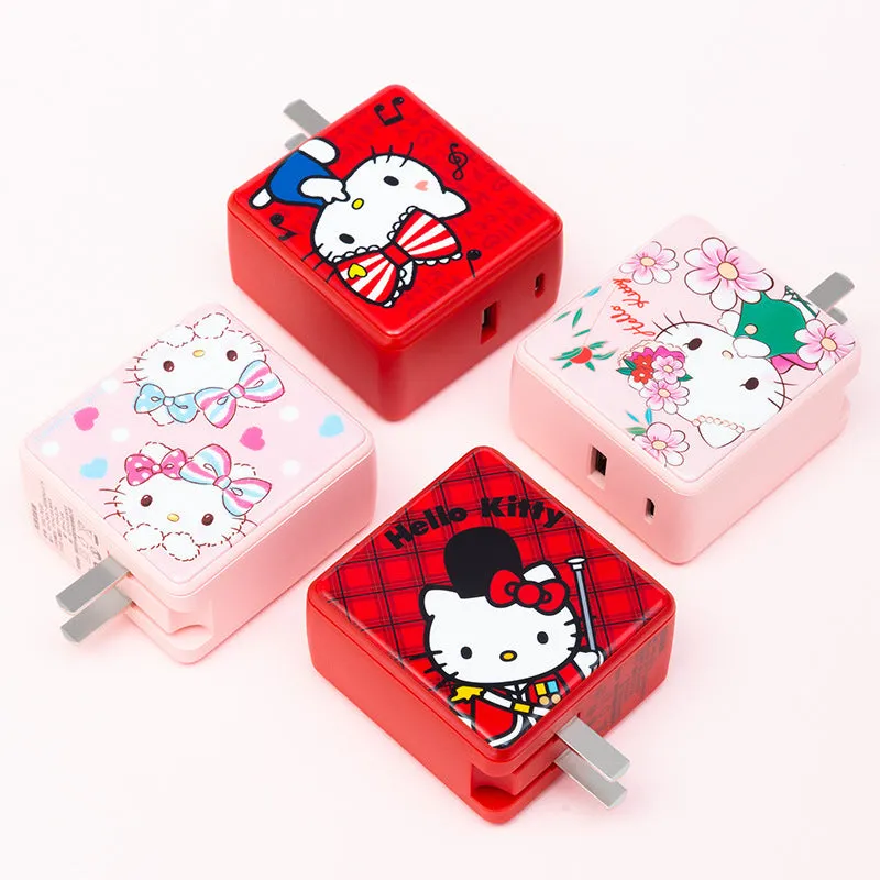 UKA Hello Kitty Energy Cube 30W PD Type-C   USB Dual Output Fast Charger