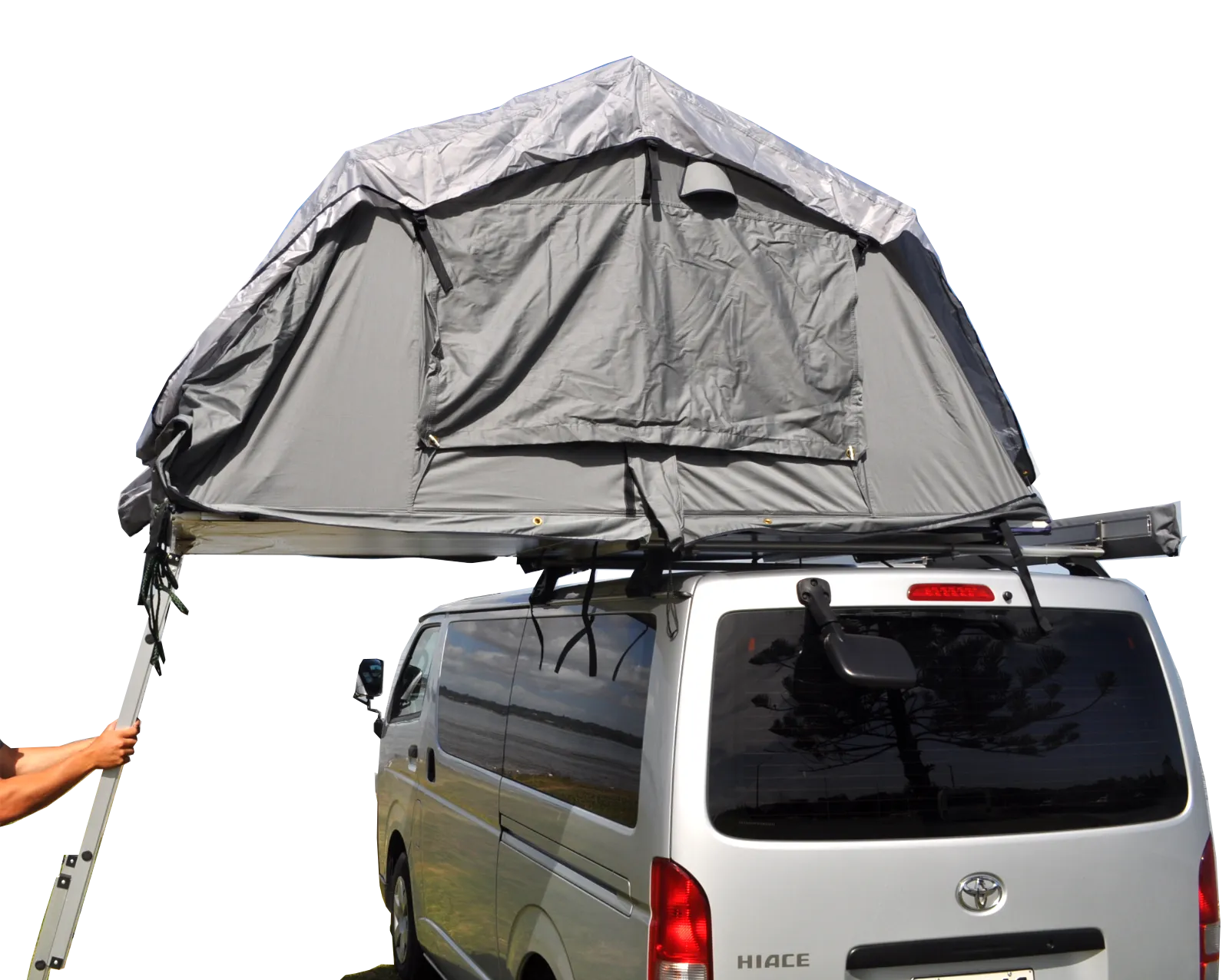 Ventura Deluxe 1.4 Roof Top Tent   Extra Mattress   LED Lighting